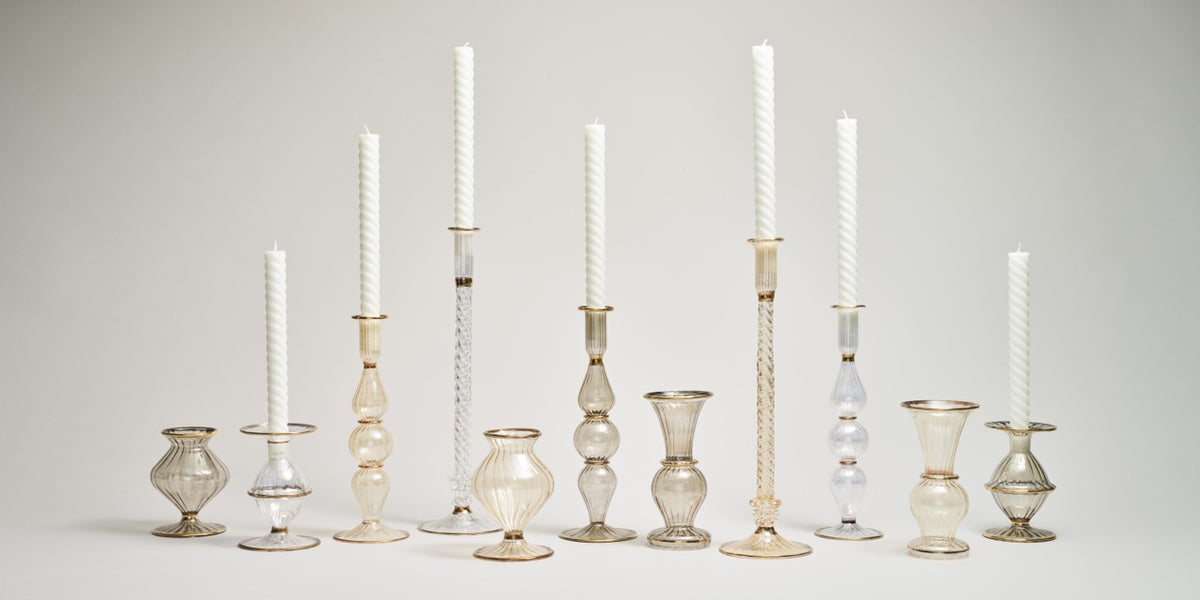 Scallop Bud Vase in Smoke