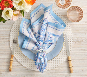 Reed Placemat in White, Set of 4