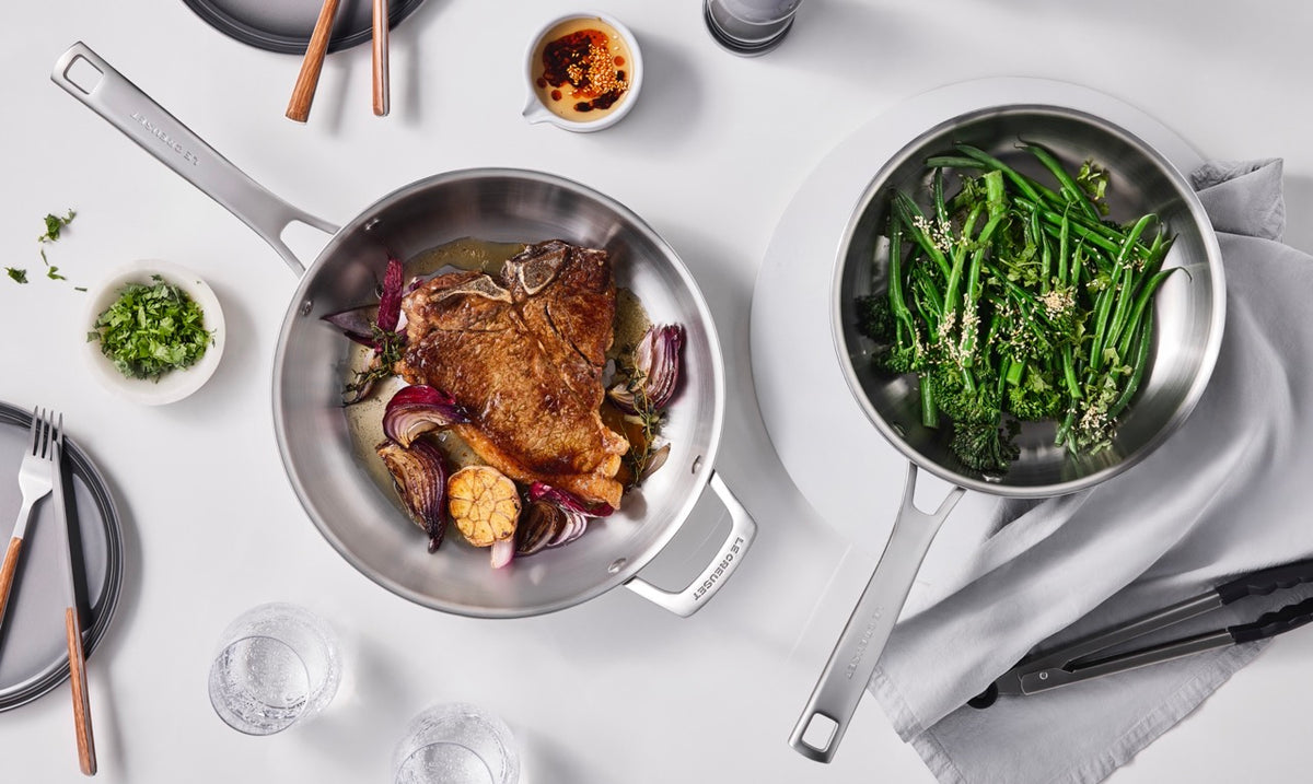 Essential Stainless Steel 13-Piece Cookware Set