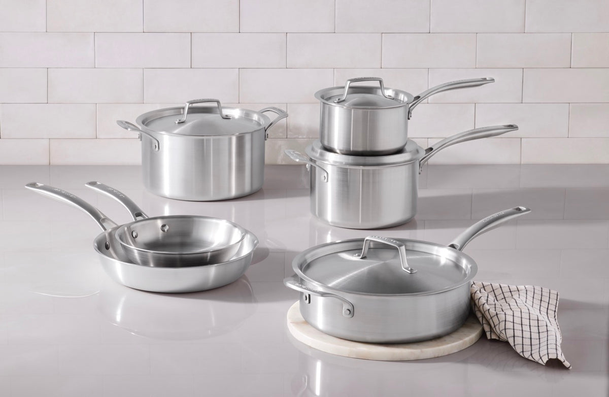 Essential Stainless Steel Sauté Pan, 4.6 qt.
