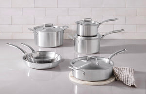 Essential Stainless Steel Saucepan, 4 qt.