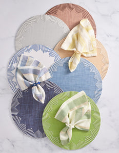 Broad Stripe Napkin in Blue & White, Set of 4
