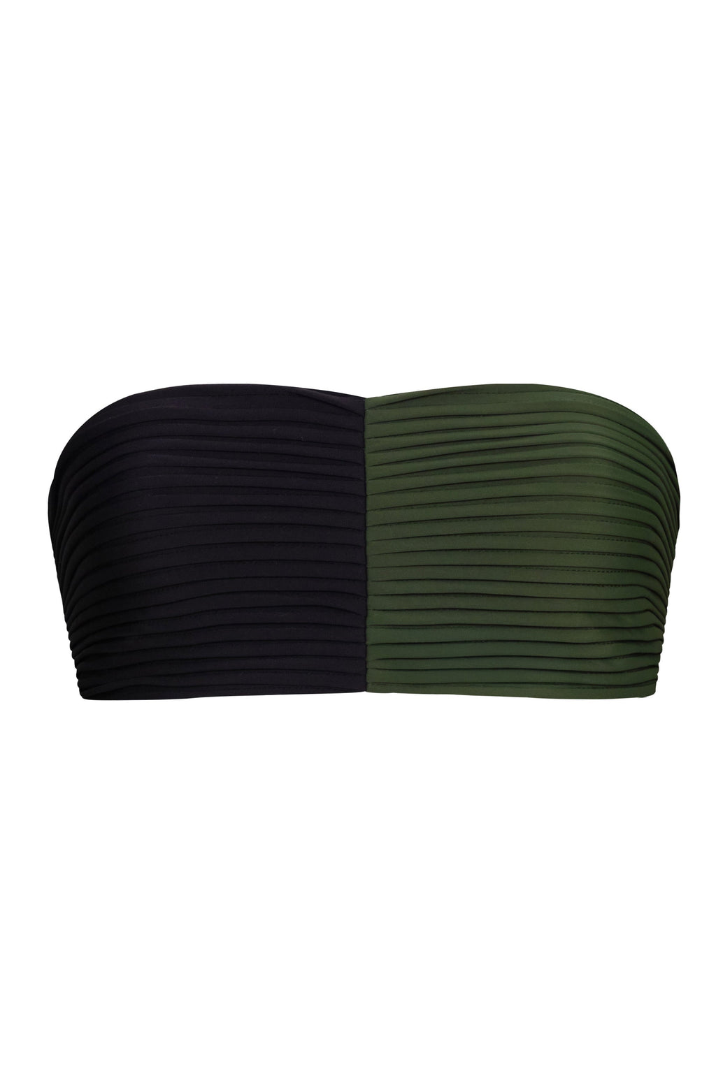 Emma Top in Green & Dark Green