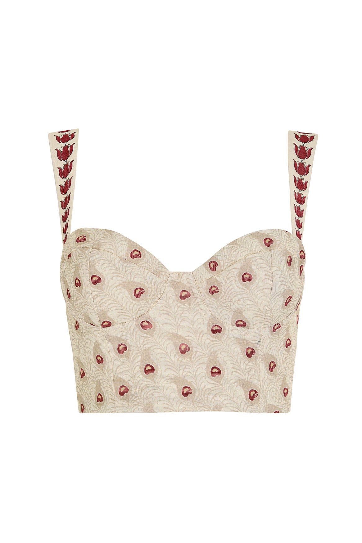 Nader Lupe Crop Top in Natural