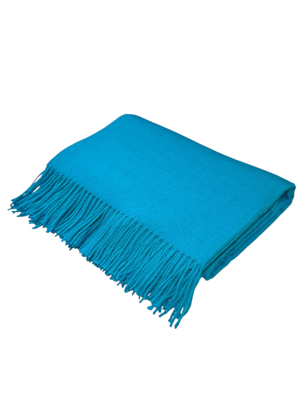 Baby Alpaca Throw Blanket with Fringe