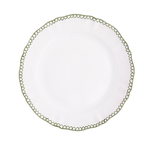 Bouclette Dinner Plate in Green