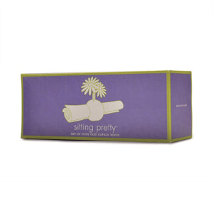 Siting Pretty Vase Napkin Ring, Set of 4