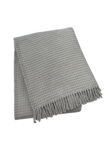 Basic Waffle Throw with Fringes