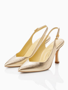 Perfect Sling 85 in Gold Saffiano