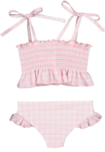 Gingham Pink Bikini