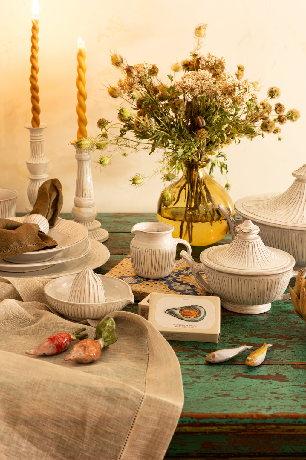 Radi Tureen Fluted Serving Bowl