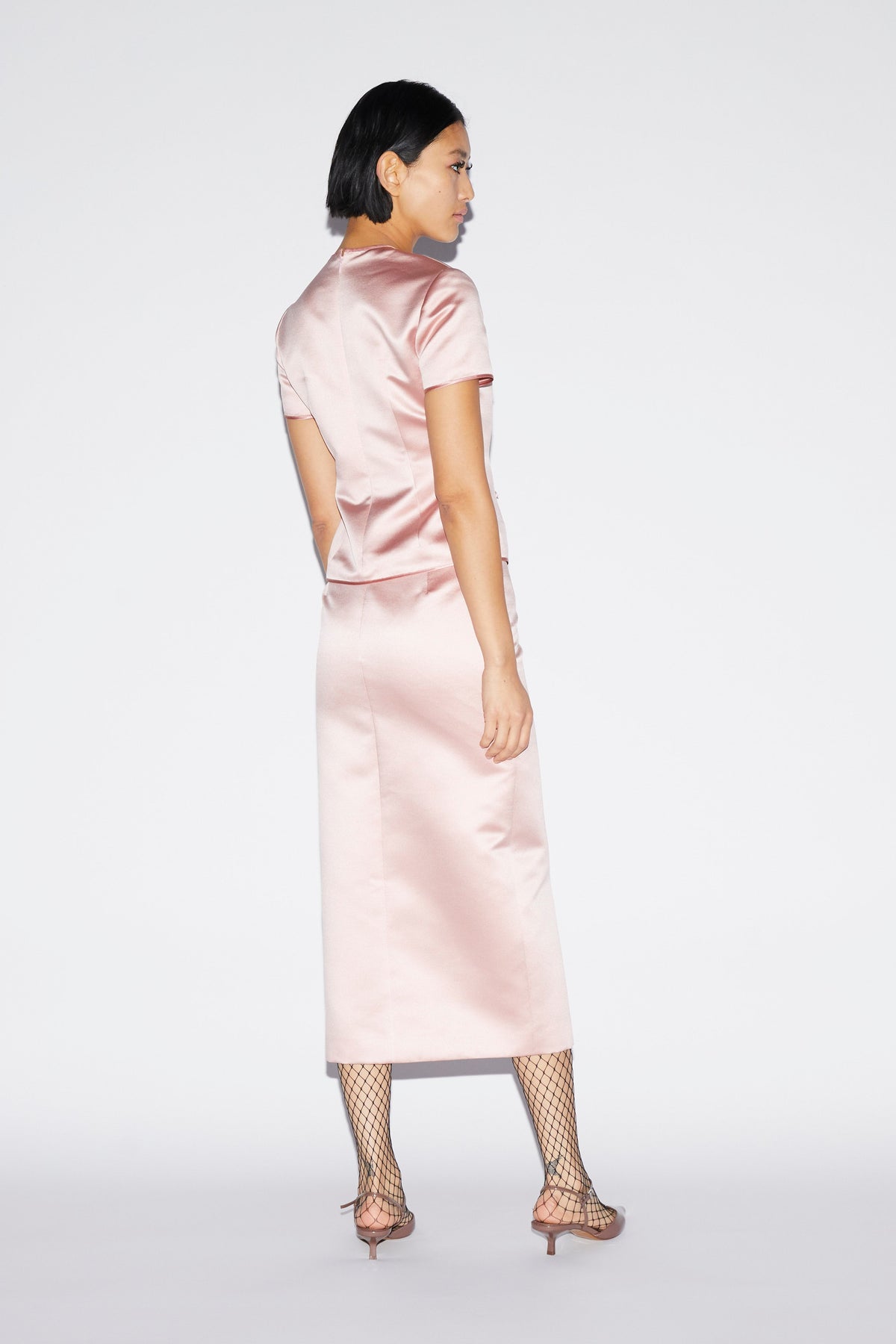 Theresa Skirt Pale Pink Duchesse
