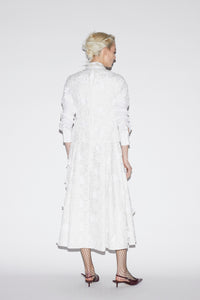 Lee Skirt White Embroidered Cotton