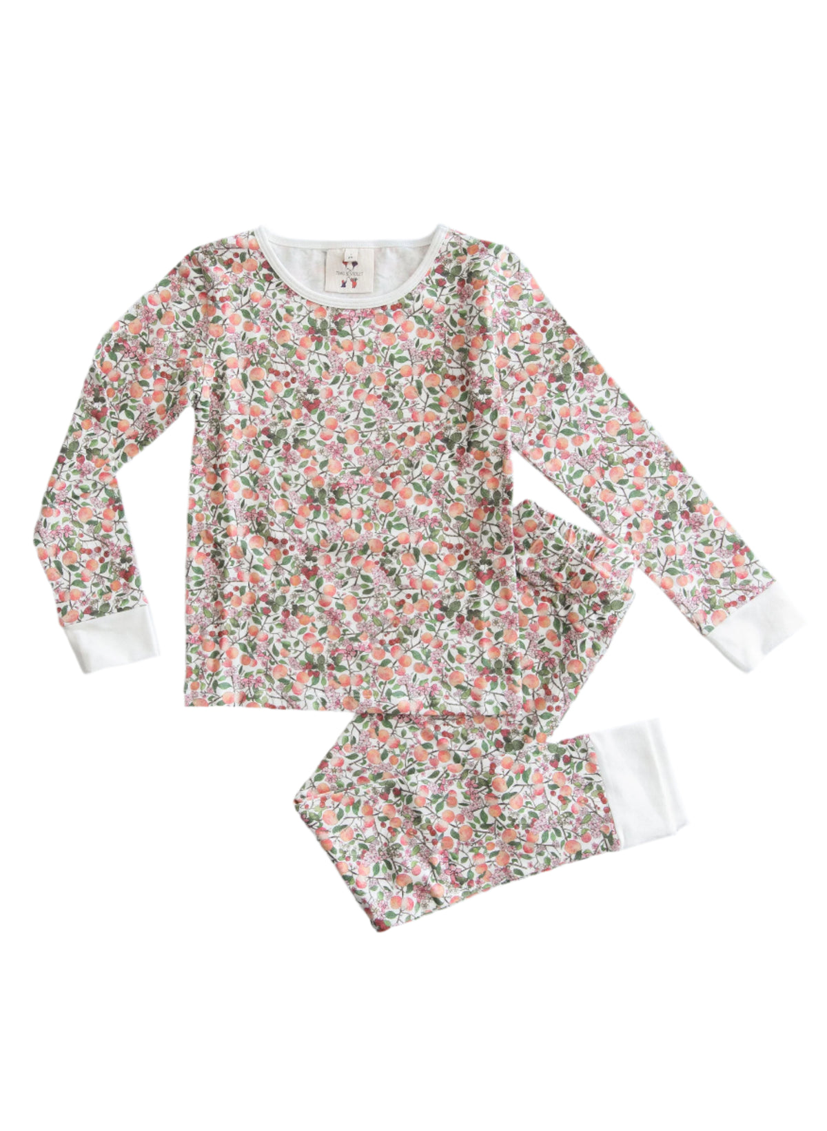 The Two Piece Pajama Set - Peach Blossom