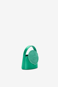 Mini Gunther Satin Passementerie in Green