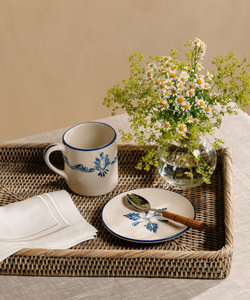 Eleanor Side Plate in Blue
