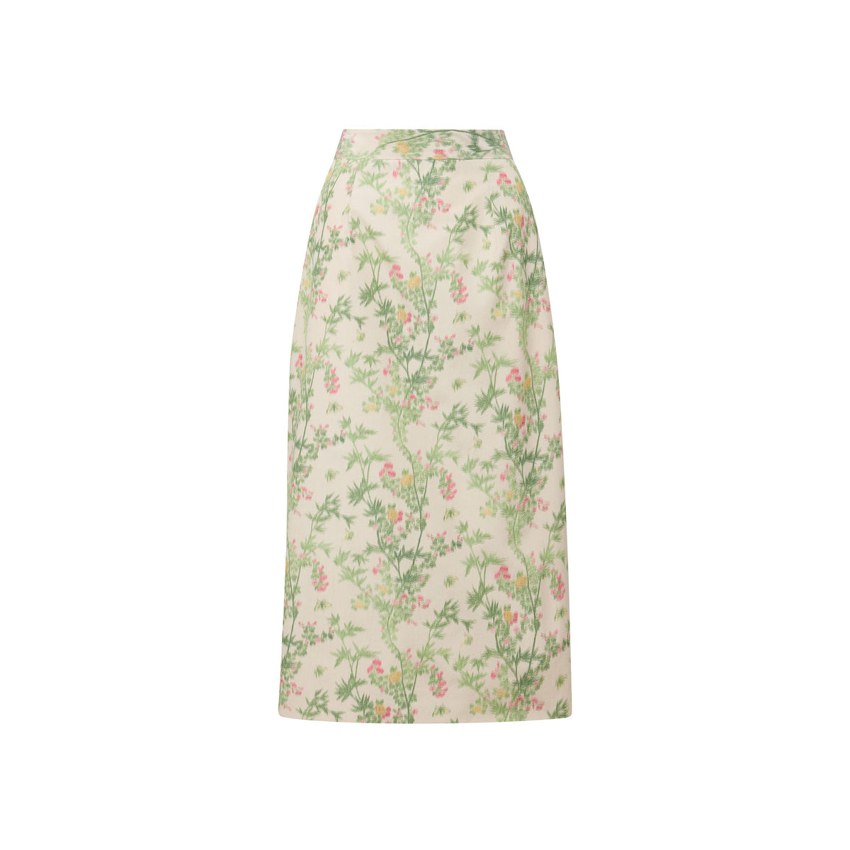 MAE x Scalamandré Sienna Skirt in Jardin De Chine