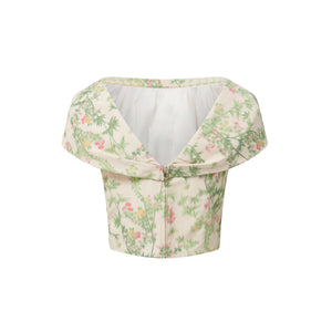 MAE x Scalamandré Bethany Top in Jardin De Chine