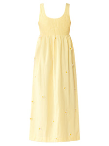 Emily Dress in Soft Butter Yellow