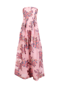 Catherine Gown in Pink Peony Organza