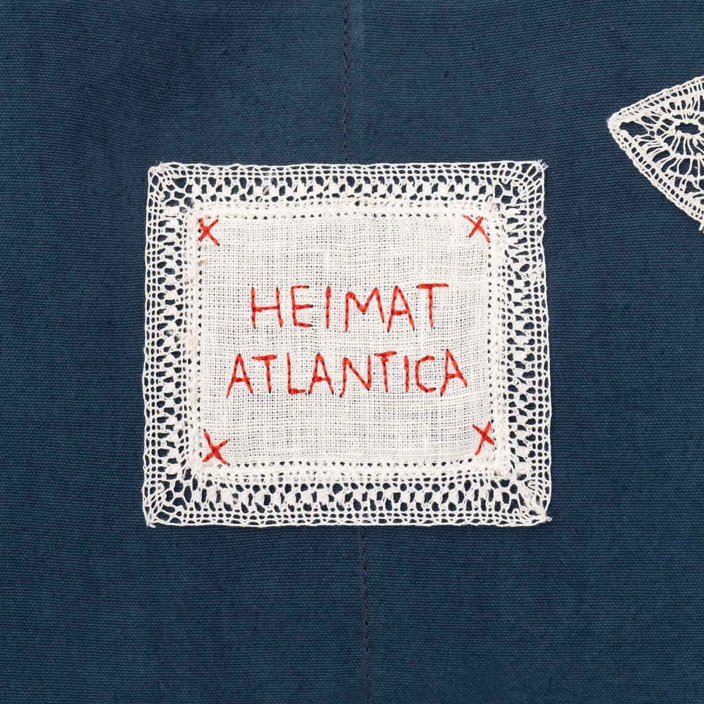 "Camarinas" Fishes Tote in Denim