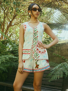 Alexa Top in Alfie White