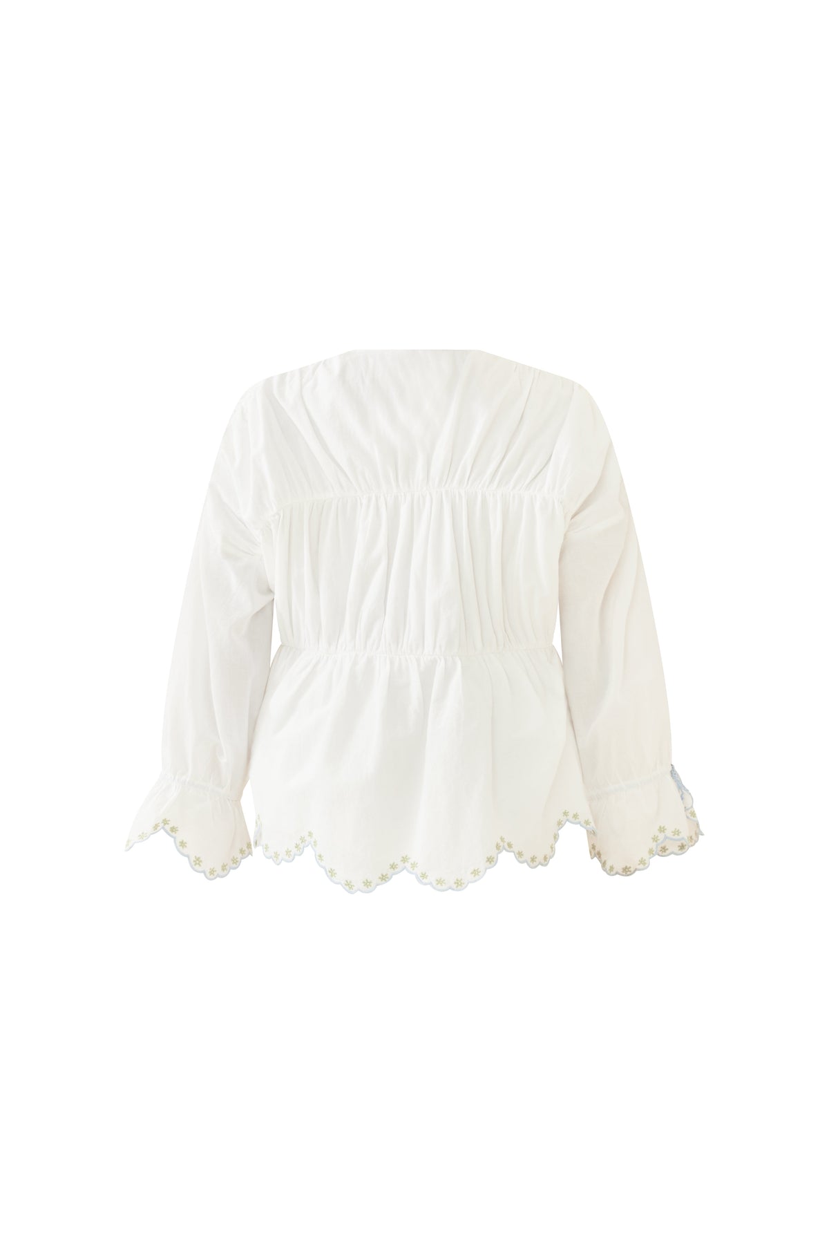 Isle Top in White Whimsy