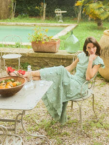 Raquel Top in Minty Green