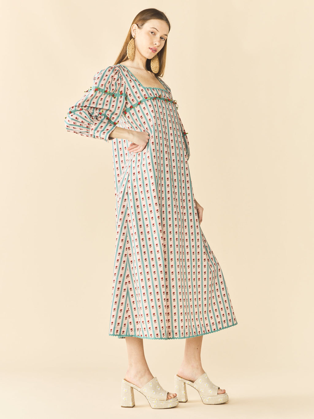 Tara Dress in Poppy Fields Floral