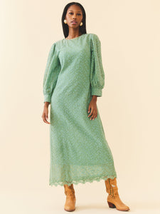 Marina Dress in Marina Green