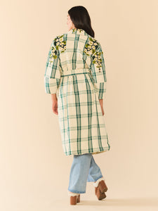 EDDY x Mckenzie Depinto Melly Jacket in Green Plaid & Floral