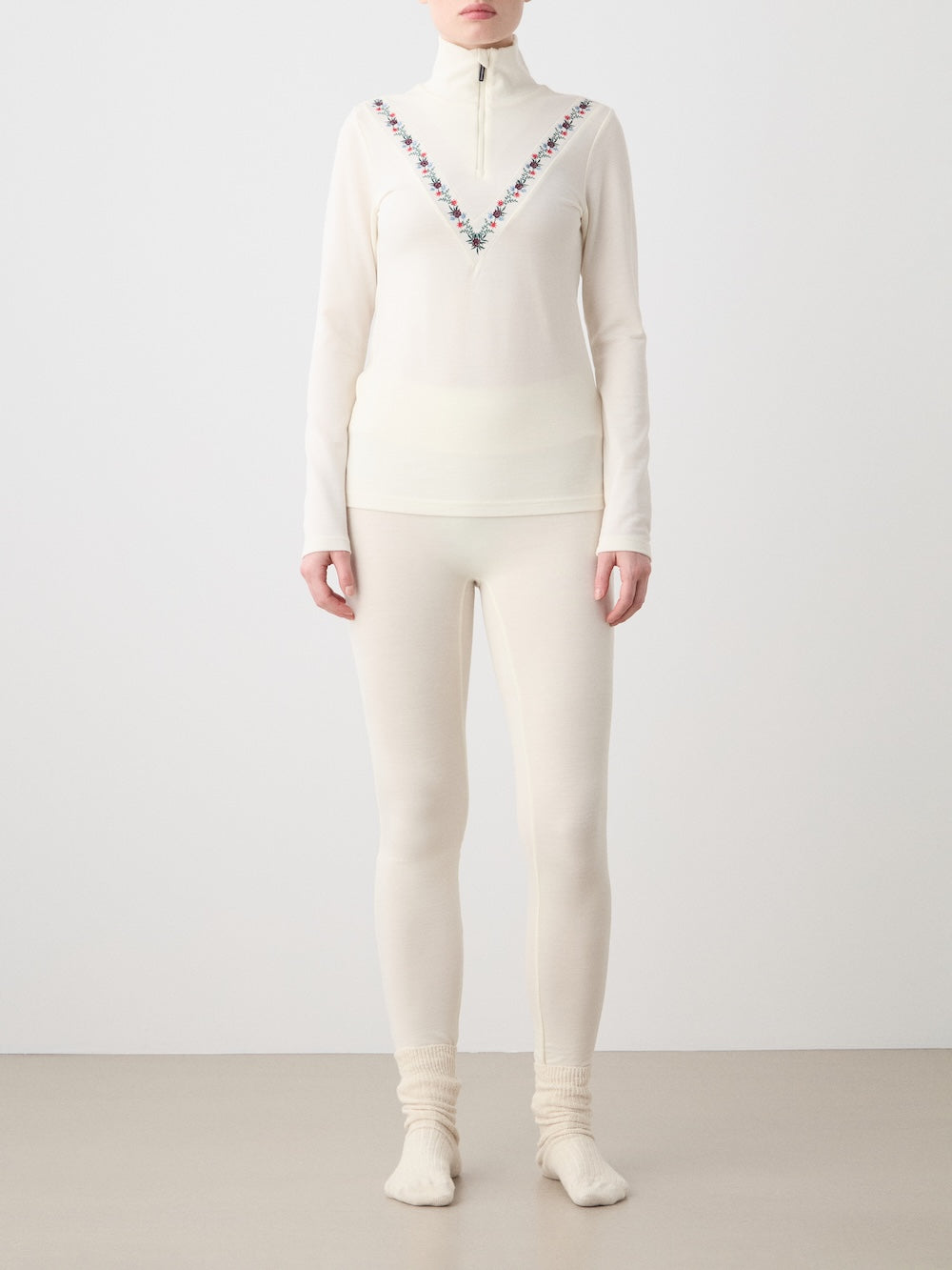 WN x Markarian Zip Up in Cream