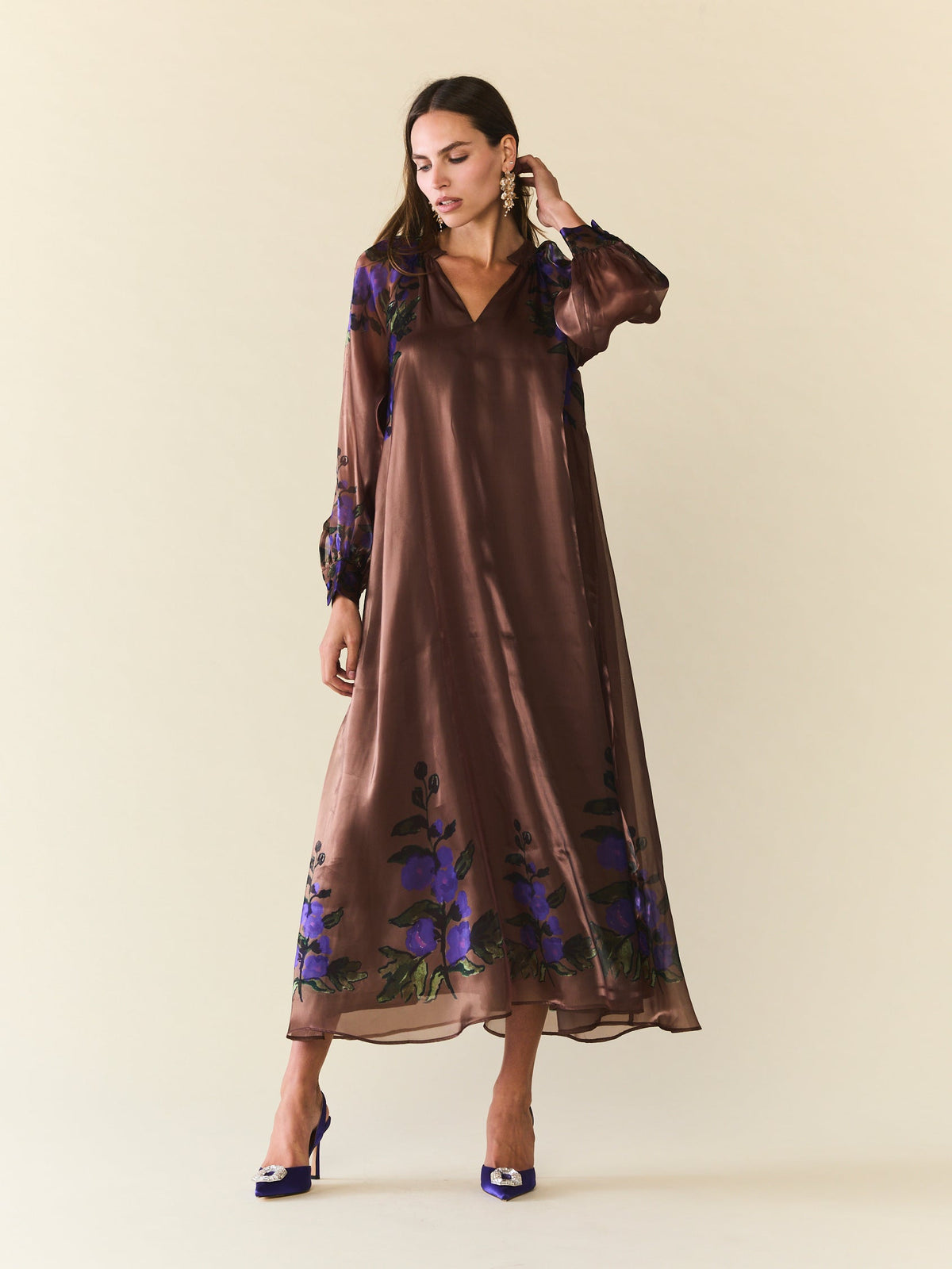 Krista Dress x Larsen McDowell in Espresso