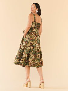 Tracy Set in Flora Floral Jacquard