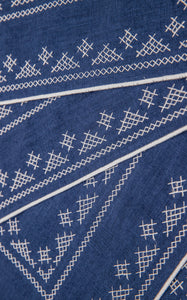 Pedralbes Placemats in Navy, Set of 4