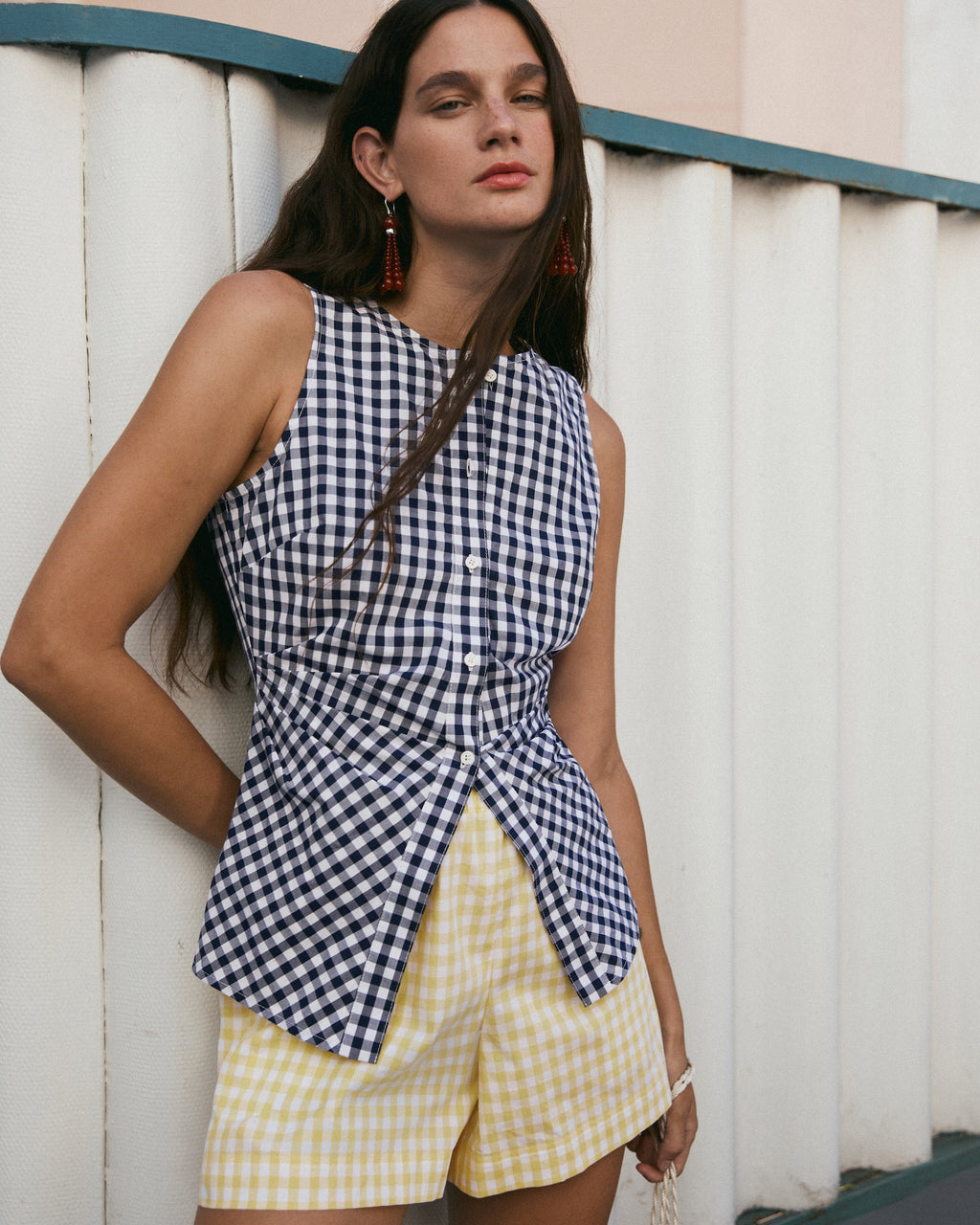 Oscar Top in Maritime Blue Multi