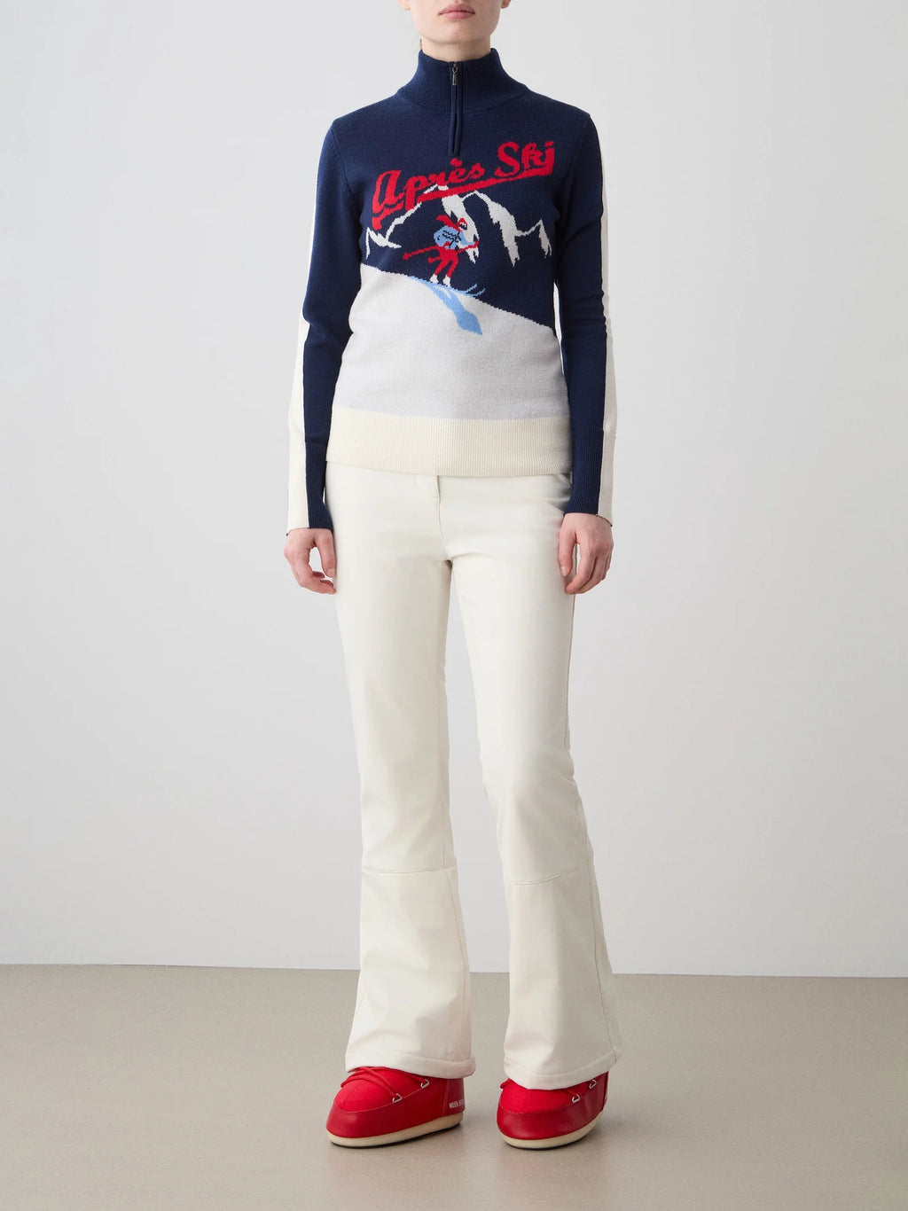 AfterSki Zip Up in Navy Blue