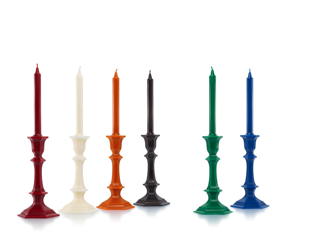 Harcourt Candlestick Candle in Orange