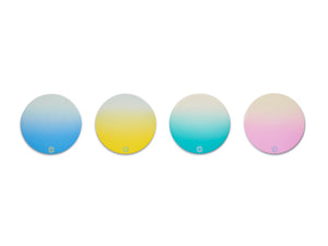 Octogone Coasters in Pastel, Set of 4