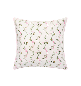 Pink Pond Floral Euro Sham