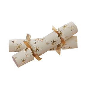 Luxury Celebration Crackers in Cream with Gold