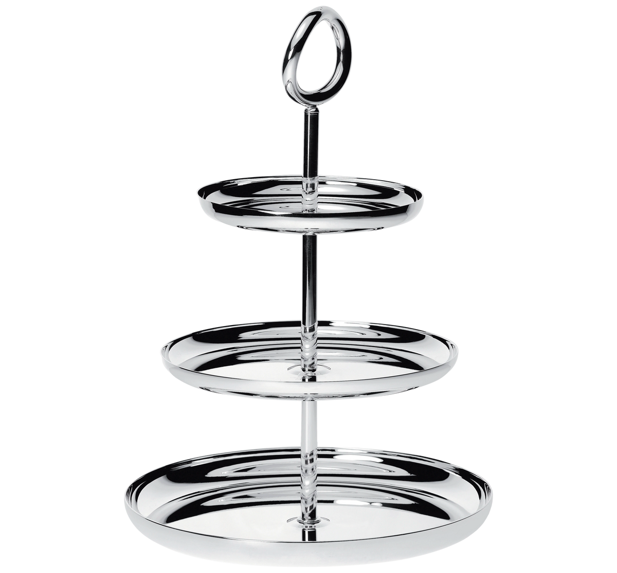 Vertigo Silver-plated 3-Tier Pastry Stand