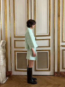 Lydia Skirt in Carré Menthe