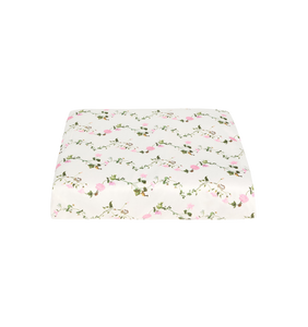 Pink Pond Floral Fitted Sheet