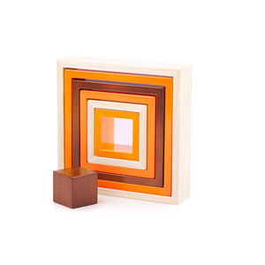 Natural Wooden Stacking Squares