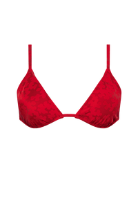 The Lucy Top in Red Coral