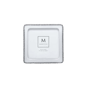Beaded White Frame