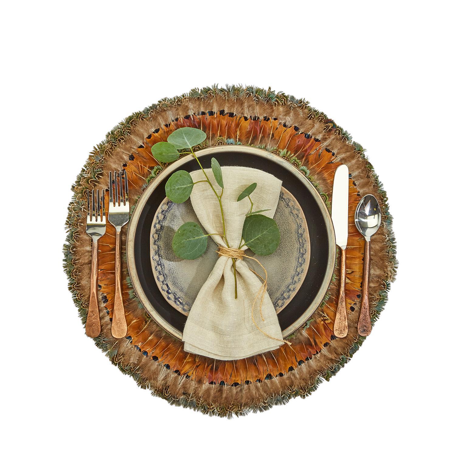 Pheasant Park Decorative Mats, Set of 6