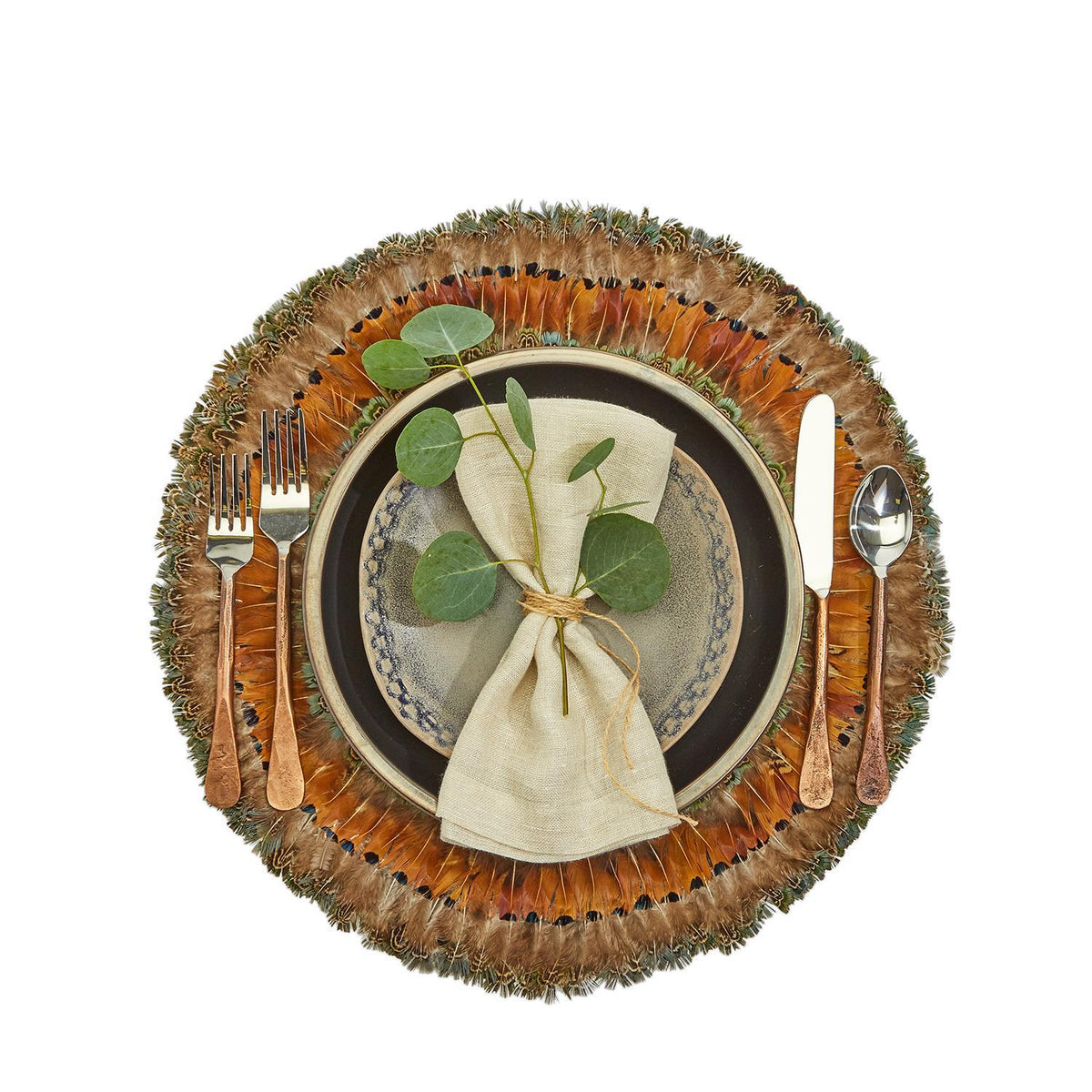 Pheasant Park Decorative Mats, Set of 6