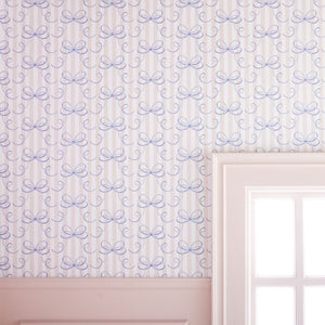Bow & Stripe Wallpaper